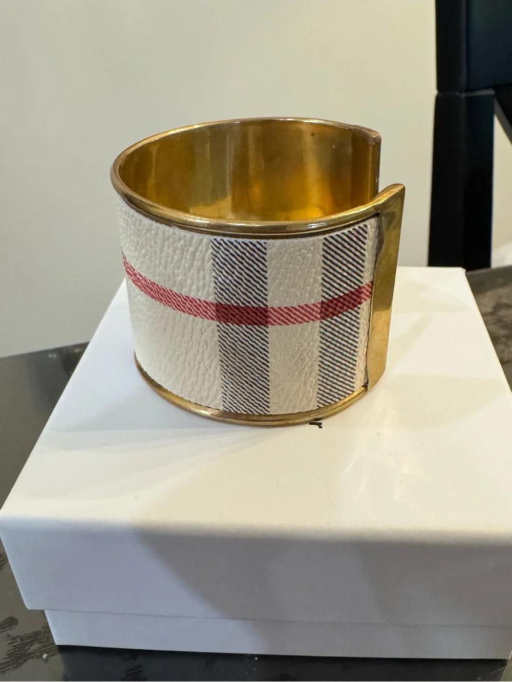 Burberry Upcycled Cuff Bang